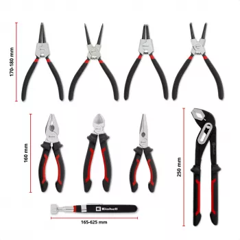 Einhell vložek za orodje set klešč 9-delni za E-Case S-F (370522)