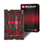 Einhell 370526 9-delni set vložkov za kovček za E-Case, rdeč/črn