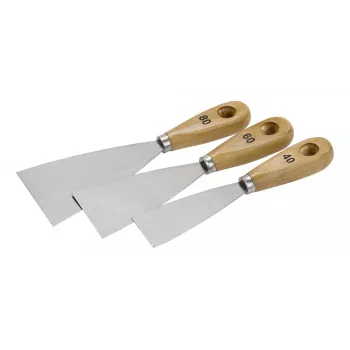 kwb 029997 set lopatic 4-delni, nerjavno jeklo, upogljiva rezila 30-100 mm