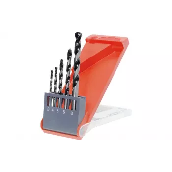 KWB 044300 set lesenih svedrov Rocker 3-8 mm, 5-delni, centrirna konica, plastična kasetka