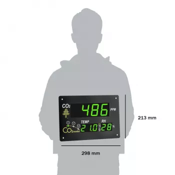 TFA Dostmann AIRCO2NTROL OBSERVER merilnik CO2 - črn 31.5002