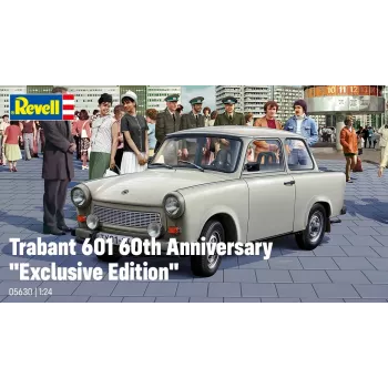 Revell 60. jubilej Trabant 601 Exclusive Edition 1:24 plastični modelarski komplet 05630