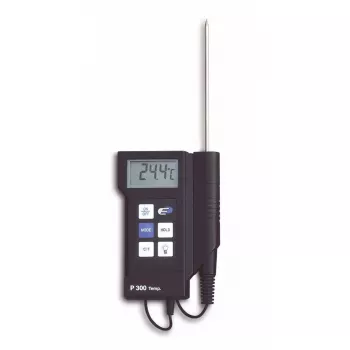 TFA Dostmann 31.1020 profesionalni digitalni vtični termometer, NTC, -40 do +200 °C, sonda iz nerjavnega jekla, IP65