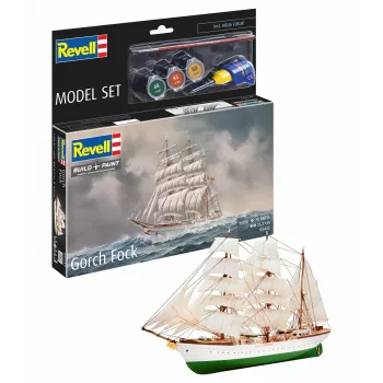 Revell modelarski komplet Gorch Fock 1:200 jadrnica plastični modelarski komplet 65432