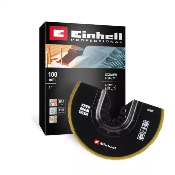 Einhell 708059 BIM-TI potopno rezilo 100 mm bimetal za oscilacijska večnamenska orodja, 1 kos