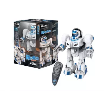 Revell Control T-Giant RC robot - 2,4 GHz, strelec s penastimi diski, LED-učinki, belo/sivo/oranžna 24700