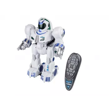 Revell Control T-Giant RC robot - 2,4 GHz, strelec s penastimi diski, LED-učinki, belo/sivo/oranžna 24700