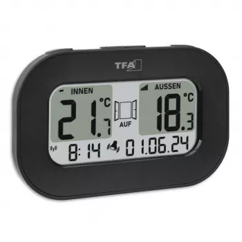 TFA Dostmann COOL@HOME brezžični digitalni termometer, črn 30.3046.01