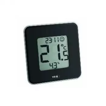 TFA Dostmann 30.5021.01 Style digitalni termo-higrometer, črn (30.010.425)