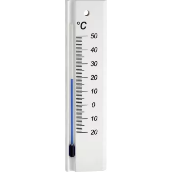 TFA Dostmann analogni notranji termometer, bukov les, bel 12.1053.09