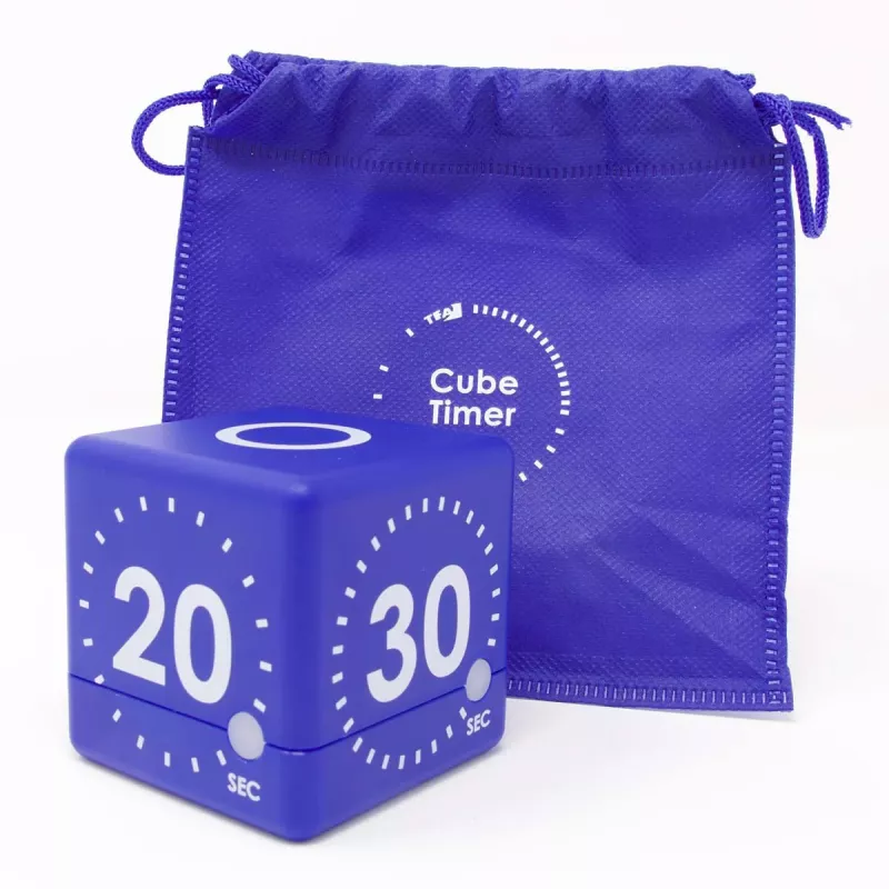 TFA Dostmann Timer CUBE digitalno kockasto časomerilo, modro 38.2036.06