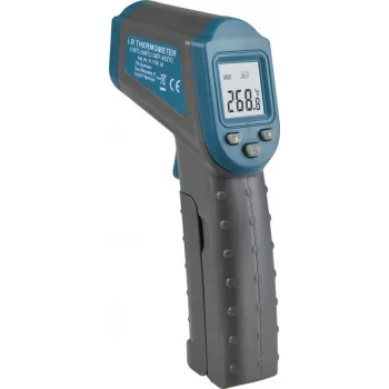 TFA Dostmann RAY infrardeči termometer za vročino brez stika, 32,0-42,9 °C telo, 0-100 °C predmet, 25 spominskih mest, osvetljen LCD, tihi način (31.1136.20)