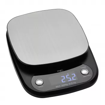 TFA Dostmann APPLE PIE digitalna kuhinjska tehtnica, zmogljivost 5 kg, delitev 1 g, antracit 50.2005.10