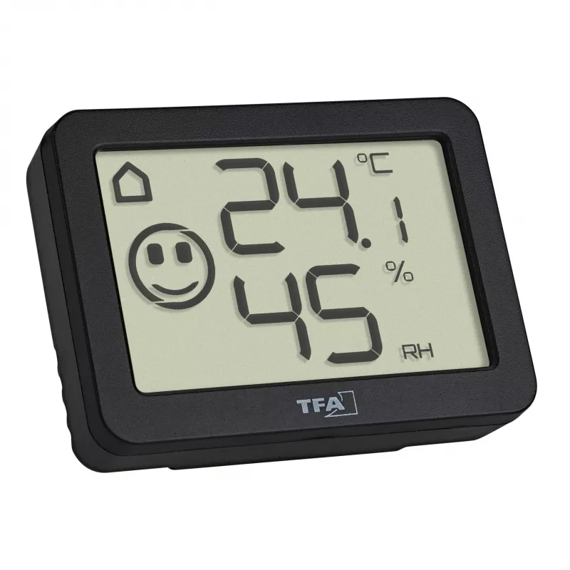 TFA Dostmann termo-/higrometer črn 95.2020.01