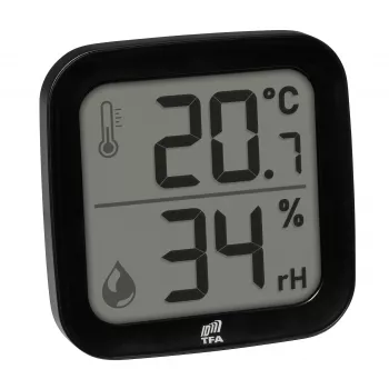 TFA Dostmann 30.3908.01 ID-A0 notranji brezžični senzor temperature in vlage, 868 MHz, temperatura -10 do +60 °C, vlažnost 1–99 % RH