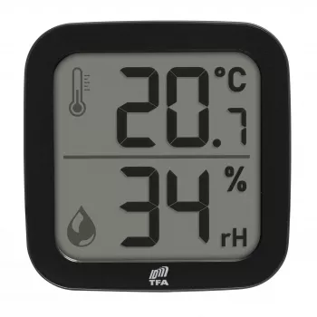 TFA Dostmann 30.3908.01 ID-A0 notranji brezžični senzor temperature in vlage, 868 MHz, temperatura -10 do +60 °C, vlažnost 1–99 % RH