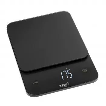 TFA Dostmann Brownie digitalna kuhinjska tehtnica črna 5 kg 50.2008.01