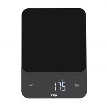 TFA Dostmann Brownie digitalna kuhinjska tehtnica črna 5 kg 50.2008.01