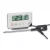TFA Dostmann 30.1033 digitalni termometer s pomnilnikom min/max, bela/srebrna
