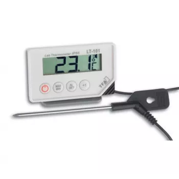 TFA Dostmann 30.1033 digitalni termometer s pomnilnikom min/max, bela/srebrna