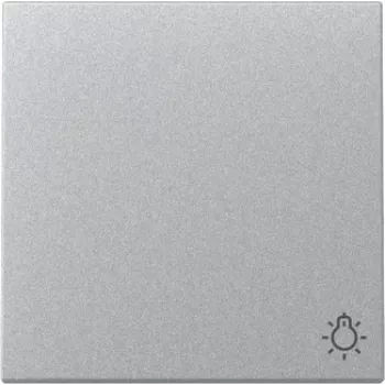 Gira nihajno stikalo 328526 simbol luči System 55 aluminij