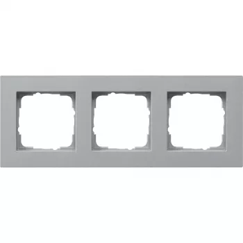 Gira E2 Flat 3-kratni okvir za pokrov, aluminij 213255