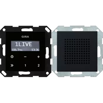 Gira 2280005 podometni UKV RDS radio z vgrajenim zvočnikom