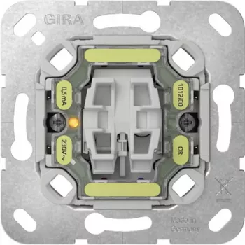 GIRA 312200 tipka-kontrola iz 2-pol vložek tipkalo-vložek, 2-polni, izklopno stikalo