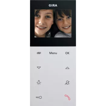 Gira 123927 video notranja postaja AP Plus System 55 čisto bela mat