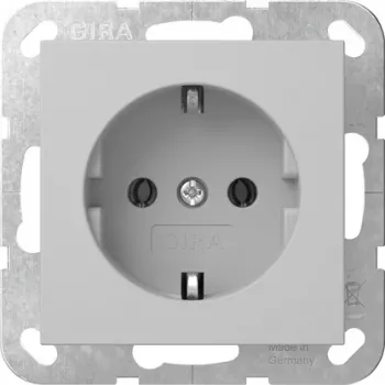 Gira System 55 vložek vtičnice SCHUKO, siv 4466015