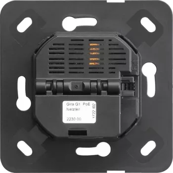 Gira PoE napajalnik G1, 15,4 W, DIN letev, 100-240 V AC na 48-57 V DC, IEEE 802.3af 223000
