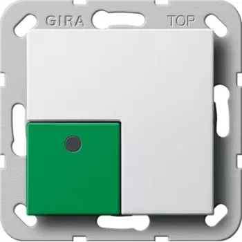 Gira System 55 tipka Off/Stop, bela 291103