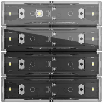 Gira Tastsens.4.70 Standard 4f KNX 531400 – 4-delna KNX tipka, čisto bel sijaj