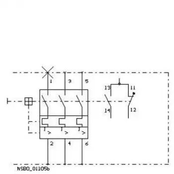 Siemens 3RV1611-1AG14 zaščitno stikalo motorja