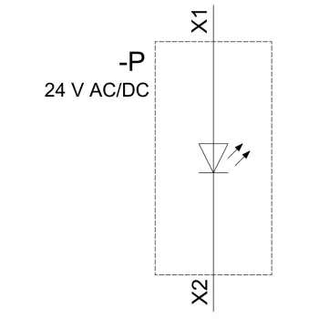 SIEMENS LED modul z integrirano LED, rdeč, 24 V AC/DC, vijačna sponka, SIRIUS ACT 3SU14012BB201AA0