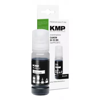 KMP PRINTTECHNIK črnilo za polnjenje za Canon GI-53BK, črno, 60 ml, združljivo 1583,0001