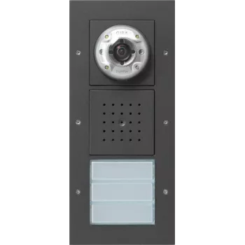 Gira video domofonska postaja nadometna 3-kratna antracit 127067