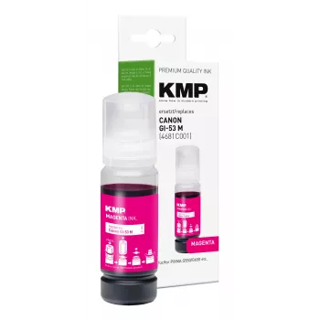 KMP steklenička črnila za polnjenje magenta 60 ml za Canon GI-53M (4681C001) 1583,0006