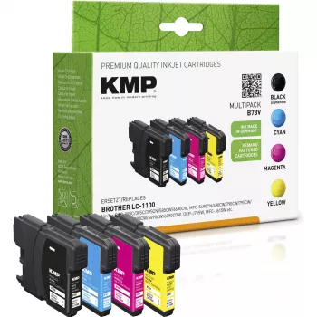 KMP MULTIPACK B78V kompatibilne kartuše s črnilom multipack - črna, cian, magenta, rumena - za Brother DCP-6690CW, MFC-5890CN, MFC-5895CW, MFC-6490CW, MFC-6890CDW