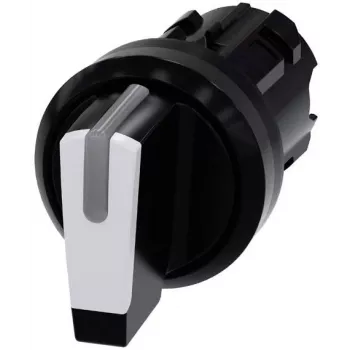 Siemens SIRIUS ACT čelni element vrtljivega stikala, plastika, bela, 2 položaja, zaskočni, 22mm 3SU1002-2BP60-0AA0