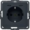 HAGER BERKER 48156086 vtičnica Schuko z USB-C PD 20W polnilnik, polarna bela mat
