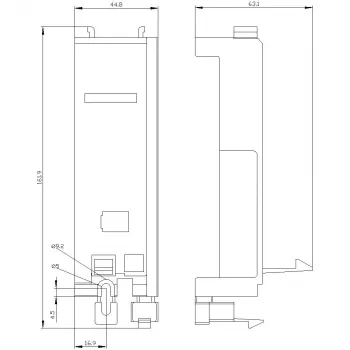 Siemens 3RV2927-7AA00 montažni adapter za kontaktorje za SIRIUS 3RV2 odklopnike S2/S3