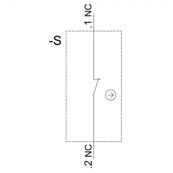 Siemens SIRIUS ACT kontaktni modul 3SU1400-1AA10-1MA0, 1 NO + 1 NC, vijačna sponka, 500 V AC/DC