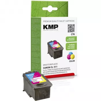 KMP C78 tri-color kartuša s črnilom (cian, magenta, rumena) za Canon PIXMA MP230, MP237, MP252, MP258, MP280, MP282, MP495, MP499, MX360, MX410, MX420 1512.4030