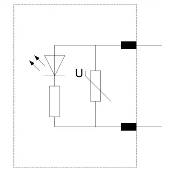 Siemens varistor z LED, 24-48V AC/12-24V DC, za kontaktorje SIRIUS S00/S0, vtični, 3RT29161JJ00