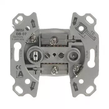Busch-Jaeger 0231-102 antenska priključna doza, 2-luknjična prehodna doza 2CKA000230A1555