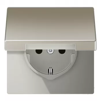 JUNG ES1521KL vtičnica SCHUKO z zložljivim pokrovom