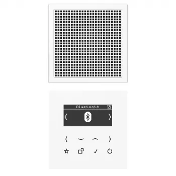 JUNG DABLS1BTWW pametni radio DAB+ z Bluetooth, mono, alpsko bela