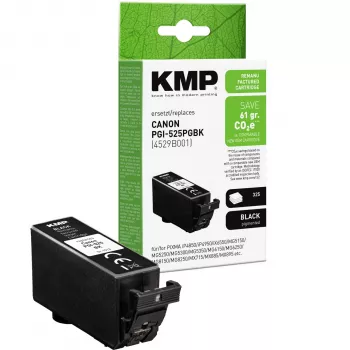 KMP združljiva črna kartuša s črnilom za Canon PGI-525 PGBK (4529B001) 1513,4001
