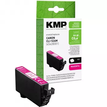 KMP magenta kartuša s črnilom združljiva s Canon CLI-526 M (1513,4006)